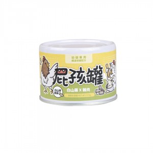 陪心寵糧 貓屁孩 慕斯主食罐 - 白山藥 x 鮮雞 幼貓罐 170g x12罐原箱優惠