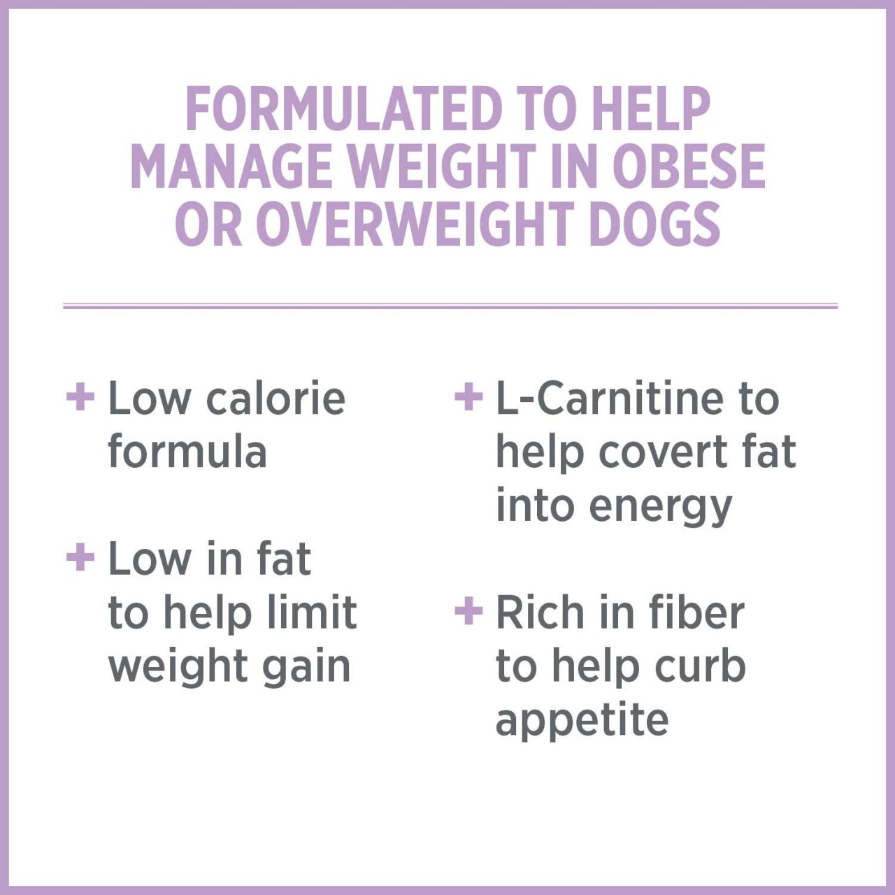 Nutrience CARE - 體重管理配方 (Weight Management) 狗乾糧 5lb (淺紫)