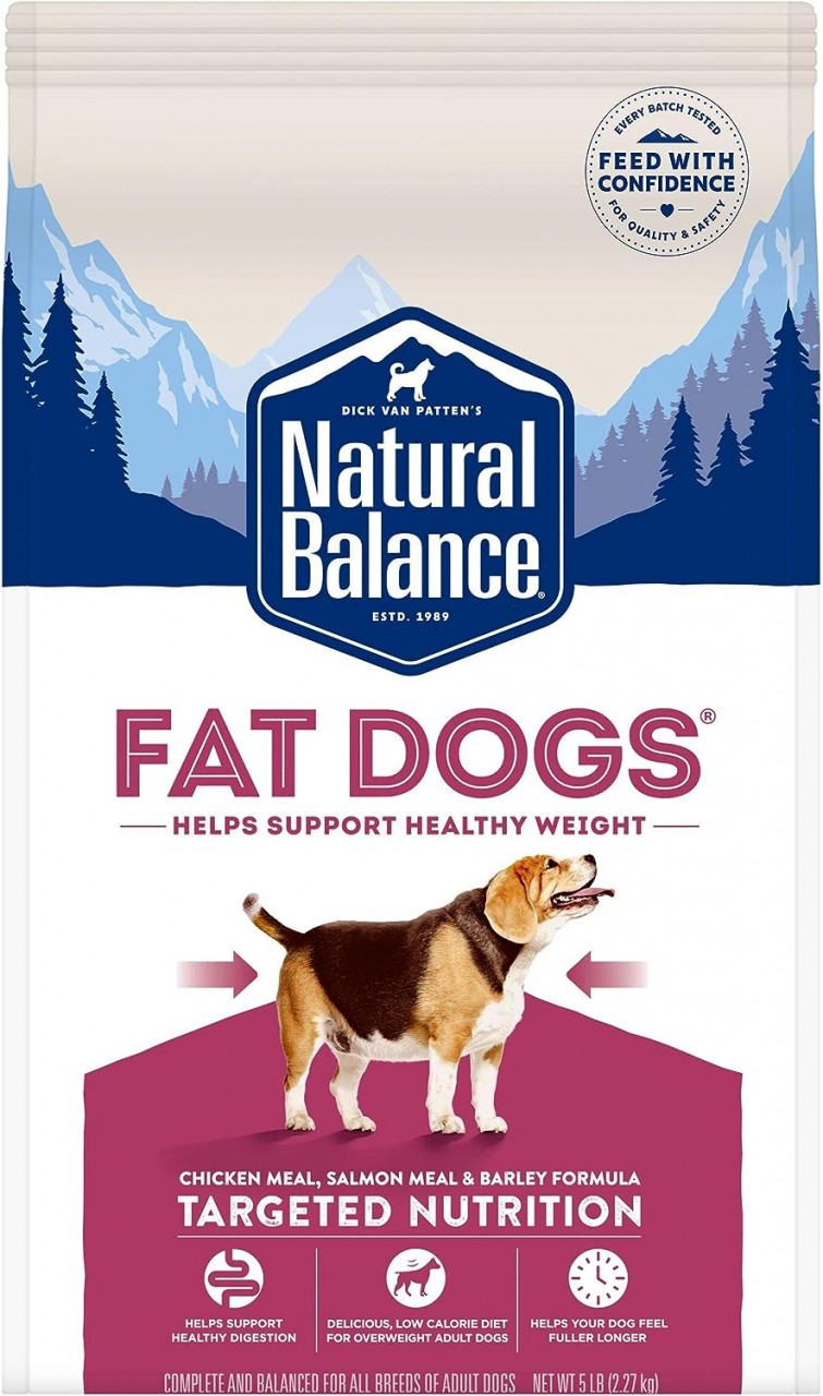 Natural Balance 肥狗配方 - 雞三文魚 狗乾糧 5lb 到期日: 23/11/24
