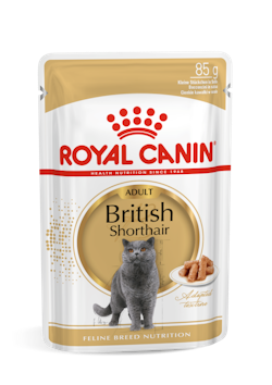 Royal Canin 法國皇家 精煮肉汁 (Gravy) 貓濕糧 - British Shorthair 英國短毛成貓主食濕糧 (85g) x12包