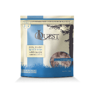 <購買正價貨品滿$300~可以優惠價$99換購> Steve's QUEST 白魚配方 貓凍乾 脫水糧 10oz 乙包 到期日: 9/2026