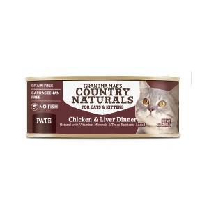 Country Naturals 無穀物 雞肉嫩肝肉泥配方 (Chicken & Liver Dinner) 貓罐頭 2.8oz(80g)