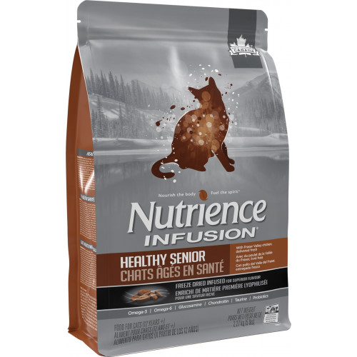 Nutrience Infusion 天然冻乾外层 鲜鸡肉 高龄貓配方 5lb