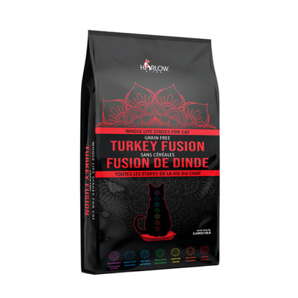 Harlow Blend 楓葉 无谷物鲜火鸡 + 海洋鱈鱼 + 蔬果 全貓乾粮 4lb