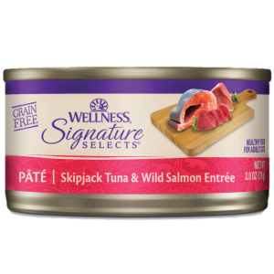 Wellness Signature Selects 肉醬系列 (Paté) - 吞拿魚三文魚 貓罐頭 2.8oz x 24罐 兩箱優惠 (5082)