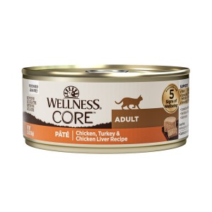 Wellness CORE 無穀物 雞肉+火雞+雞肝 貓罐頭 5.5oz  156g x 24罐 原箱優惠 (7900)