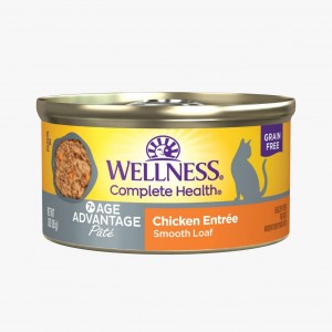 Wellness Complete Health 雞肉白魚配方 肉醬 老貓護養罐 85g x 24罐 原箱優惠
