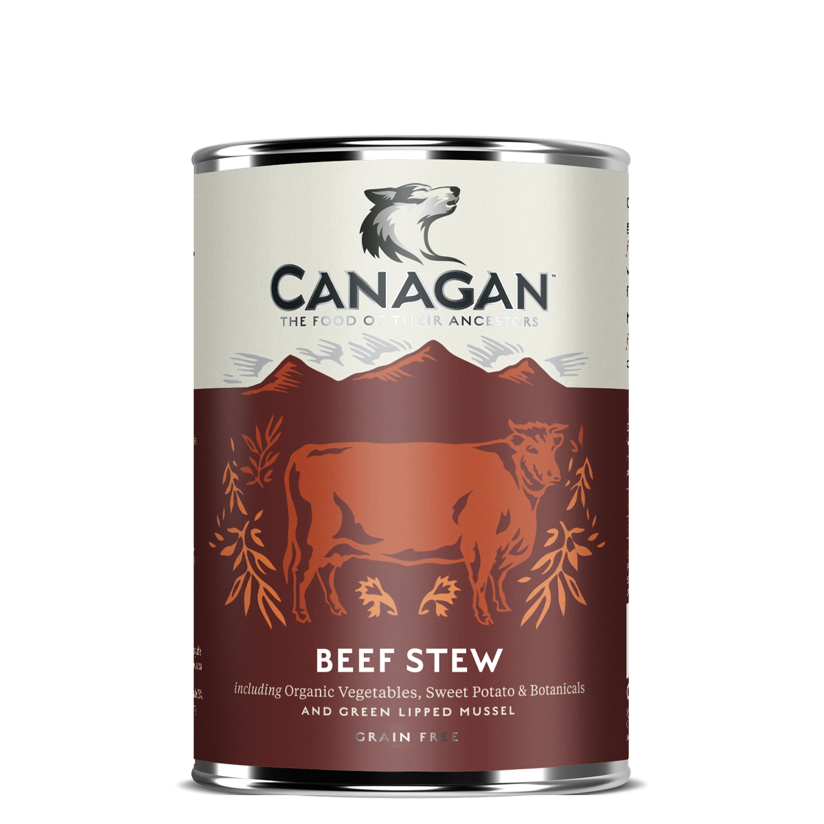 Canagan 全天然無穀物狗罐頭 -  牛肉鍋配方 400g x 6罐 原箱優惠