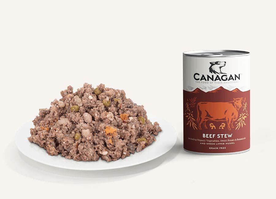 Canagan 全天然無穀物狗罐頭 -  牛肉鍋配方 400g x 6罐 原箱優惠