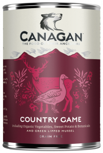 Canagan 全天然無穀物狗罐頭 -  田園野味配方 (Country Game) 400g x 6罐 原箱優惠