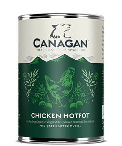 Canagan 全天然無穀物狗罐頭 - 雞肉配方 400g x 6罐 原箱優惠