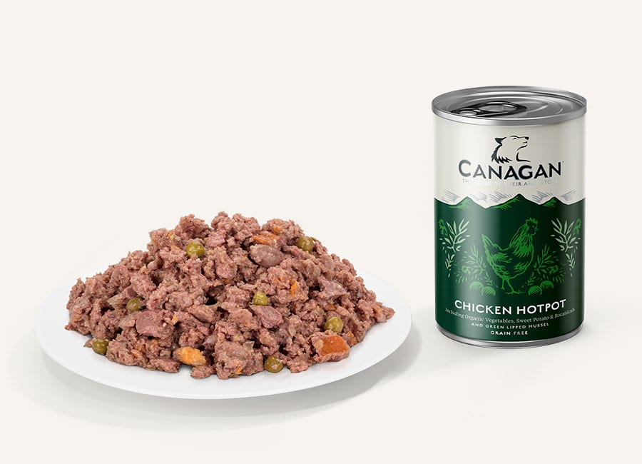 Canagan 全天然無穀物狗罐頭 - 雞肉配方 400g x 6罐 原箱優惠