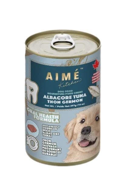 (狗罐头) Aime Kitchen 口腔強健系列-长鳍吞拿鱼鲜肉罐397g[全犬][主食]