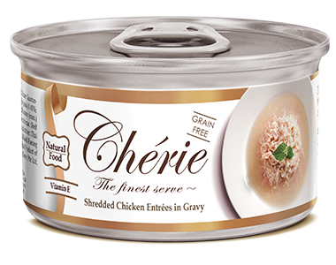 ＜購買正價貨品滿$500~可以優惠價$15換購＞　Cherie 天然嫩雞肉 貓罐 170g
