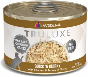 WeRuVa 尊貴系列 Quick 'N Quirky 無骨及去皮雞胸肉 火雞及雞湯 貓罐頭 170g