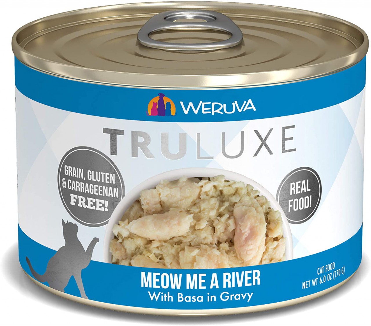 WeRuVa 尊贵系列 Meow Me a River 野生鯰鱼及鱼汤 貓罐头  170g