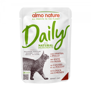 Almo Nature Dailymenu 雞肉+鴨肉 濕包貓糧 70g x 30包 原箱優惠 (5276)