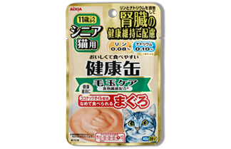 Aixia 11+ 健康6號 化毛球成分 老貓濕包 (mousse) 40g (KCP-6) x 48包 原箱優惠