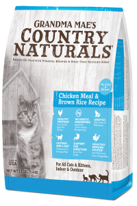 <孖裝優惠> Country Naturals 燕麥糙米系列 鯡魚雞肉尿道保護配方 (Chicken Meal & Brown Rice Recipe) 全貓糧 12磅 x 2包 (藍袋)