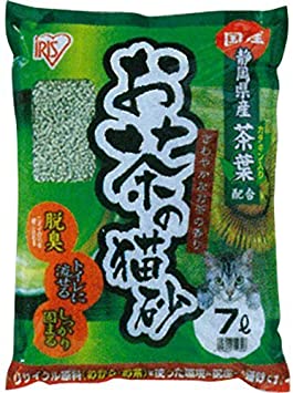 <<限量6箱>> 日本IRIS 静冈县产绿茶 豆腐貓砂 7L x 6包 原箱优惠 (OCN-70N)