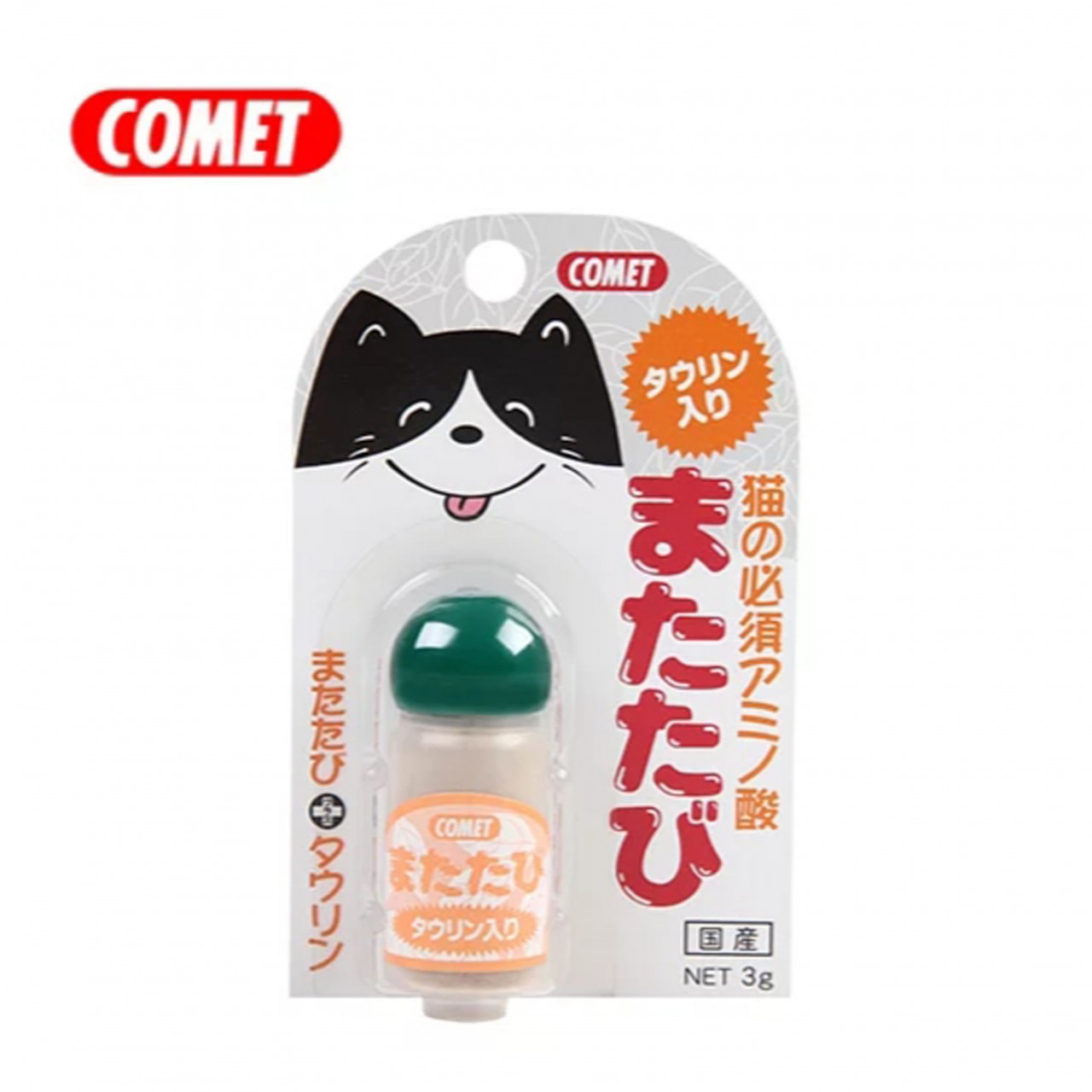 <购买正价货品满$300~可以优惠价$30換购> COMET 木天蓼粉 (增強抵抗力+牛磺酸) 3g (日本制造) 到期日: 6/2026