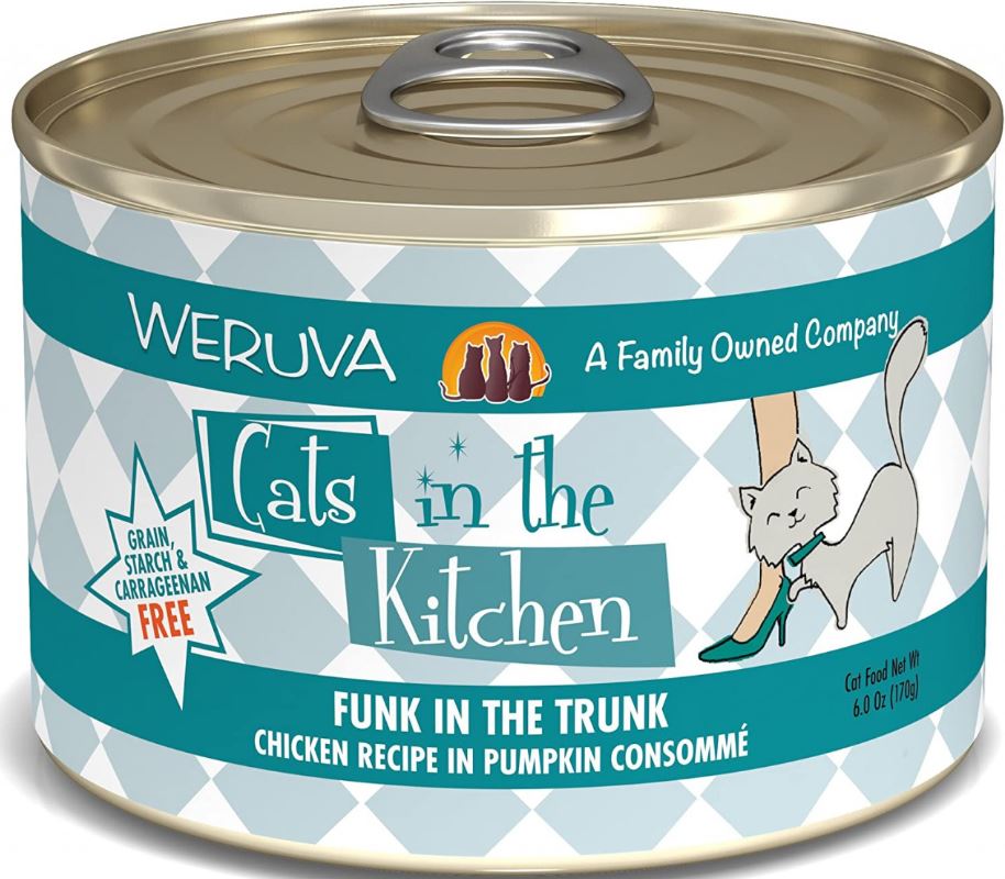 《試食優惠》Weruva Cats in the Kitchen 貓罐頭 90g (10款味道 每味一罐)《如其中一種味道缺貨，會用其他味道代替》