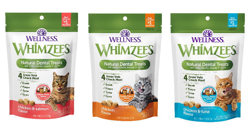 凡购买满$1200,即可免费獲贈 WELLNESS - Whimzees 貓貓洁齿饼 2oz 1包(价值$40)(口味随机送出,数量有限,送完即止)