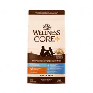 (貓乾糧) 《試食優惠》Wellness CORE+ Hairball 無穀物去毛球配方貓糧 4.75lbs 到期日: 8/2026