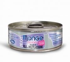 《試食優惠》Monge 鮮味雞肉系列 - 貓罐頭 80g (3款味道 每味一罐)《如其中一種味道缺貨，會用其他味道代替》
