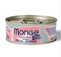 《試食優惠》Monge 野生海洋系列 - 貓罐頭 80g (6款味道 每味一罐)《如其中一種味道缺貨，會用其他味道代替》