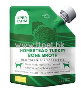 Open Farm 火雞鮮熬骨湯 貓狗湯包 12fl oz