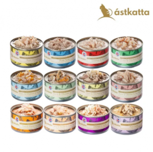 《試食優惠》Astkatta 《強健心臟》《增強免疫力》《增強活力》《強化關節》《泌尿友善》《腸道護理》《護膚美毛》系列 - 貓罐頭 170g (13款味道 每味一罐)《如其中一種味道缺貨，會用其他味道代替》