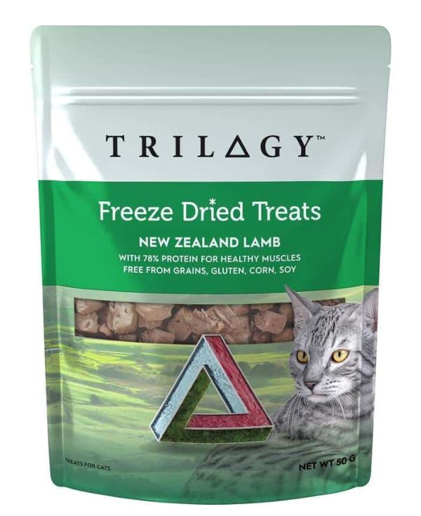 (貓小食) Trilogy 奇境 - 羊肉羊肺 (Freeze Dried Lamb) 冻乾貓小食 50g