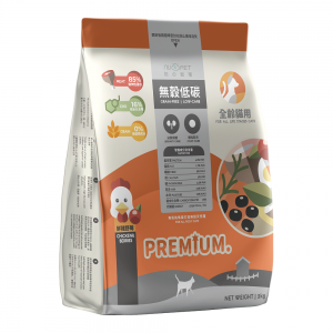 (貓乾糧) ＜優惠限定4包＞ 陪心寵糧 (無穀物) 全齡貓 低碳貓糧 鮮雞野莓 (泌尿保健 & 爆毛配方) 6kg 到期日: 6/2026