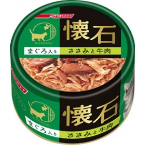 <購買正價貨品滿$300~可以優惠價$9換購> 懷石 吞拿魚 + 雞肉 + 牛肉 80g (K21)