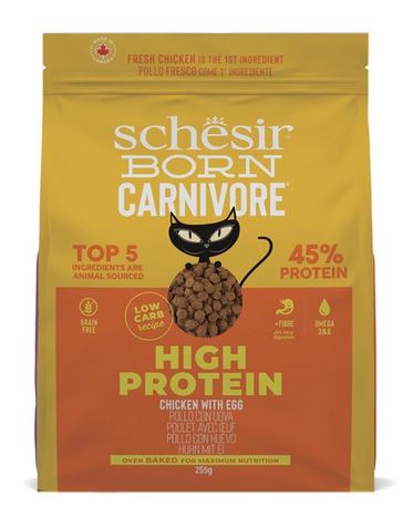✨試食價✨ Schesir Dry Born 天生食肉動物 高蛋白 貓糧 255g (共兩件)