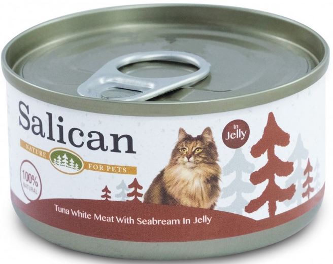 《試食優惠》Salican 挪威森林 (啫喱) 貓罐頭 85g (5款味道 每味一罐)《如其中一種味道缺貨，會用其他味道代替》
