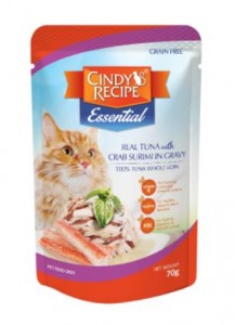 ＜購買正價貨品滿$300~可以優惠價$9換購＞ Cindy's Recipe Essential 系列 - 鮪魚配蟹肉棒和肉汁 70g