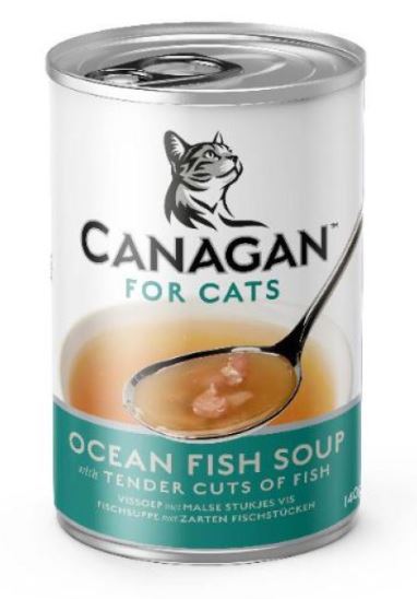 Canagan 原之選 貓咪營養補水海洋魚湯罐 140g