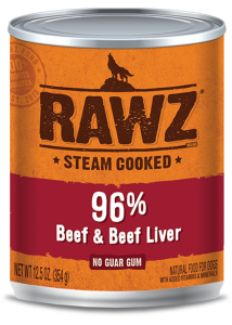 ＜本月優惠＞ Rawz 96% Beef & Beef Liver Pate 牛肉、牛肝全犬罐頭 354g x 12罐 原箱優惠