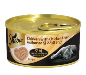 Sheba 雞肉慕斯佐雞肝 Chicken with Chicken Liver in Mousse 貓罐頭 70g