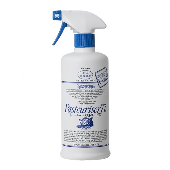 <購買正價貨品滿$300~可以優惠價$80換購> 日本 Dover Pasteuriser77 消毒酒精噴霧連噴咀 500ml  (可食用級別)