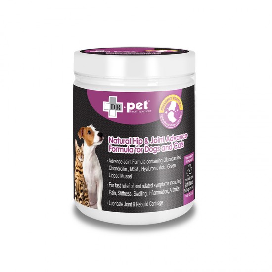 Dr. Pet 维骨素強化关节天然肉粒 120粒装 (犬貓配方)