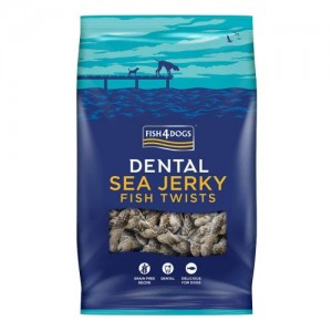 Fish4Dogs 营养洁齿点心 - 鱼皮擰擰條 Sea Jerky Fish Twists 100g (犬用)