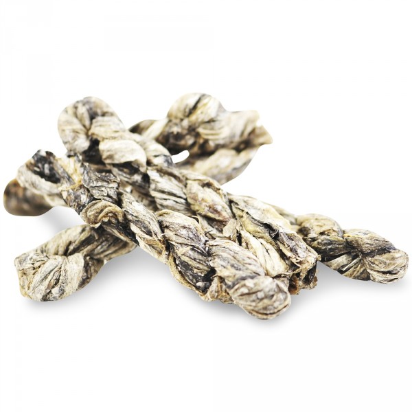 Fish4Dogs 營養潔齒點心 - 魚皮擰擰條 Sea Jerky Fish Twists 100g (犬用)