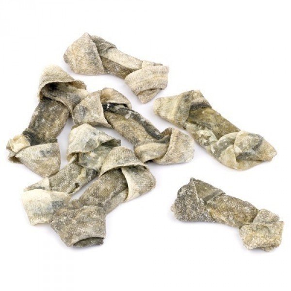 Fish4Dogs 營養潔齒點心 - 魚皮結骨 Sea Jerky Fish knots 100g (犬用)