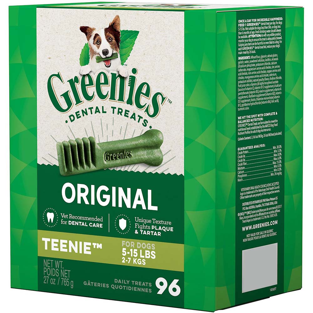 Greenies  潔齒骨 原味系列 的骰犬 27oz (96支/包)