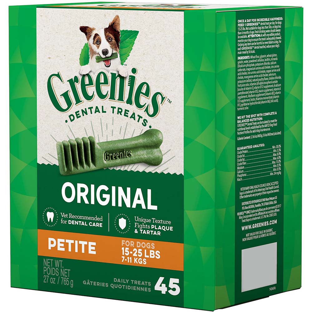 Greenies 洁齿骨 原味系列 迷你犬 27oz (45支/包)