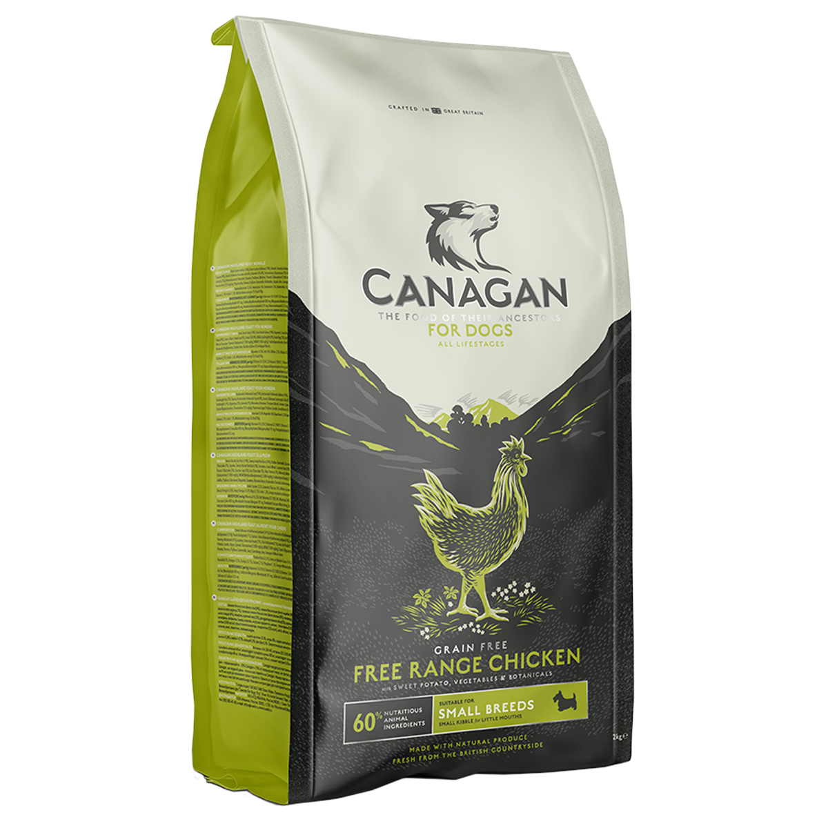 Canagan 原之選 無穀物 走地雞配方 (全犬及小型犬用) 2kg