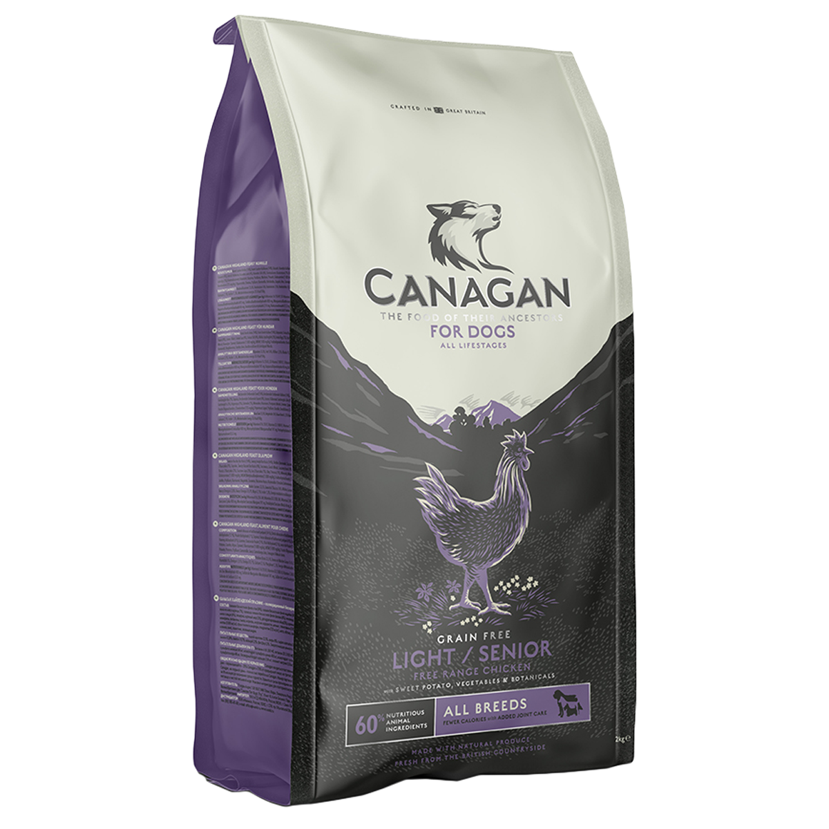 Canagan 無穀物 走地雞 老犬配方 (減肥/老犬用) 2kg